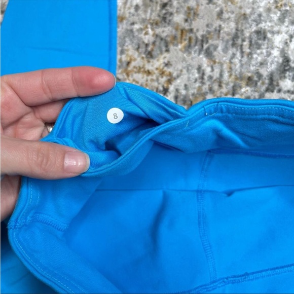 COPY - Lululemon Athletica Wunder Under Tight 28" Neon Blue 8 - Picture 6 of 6
